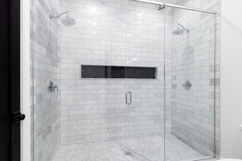 Sleek Shower Niche Design
